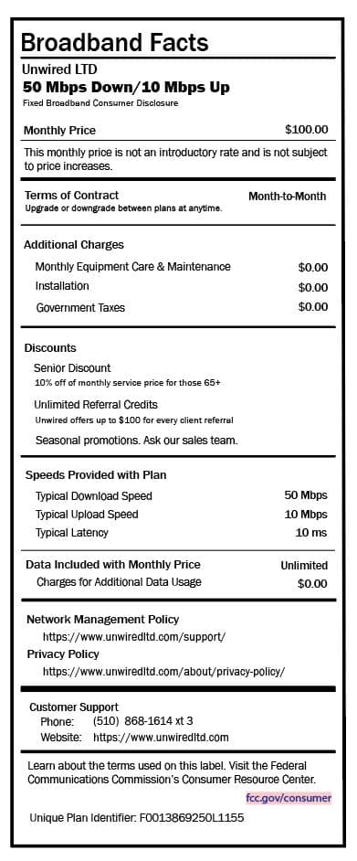 Affordable business internet